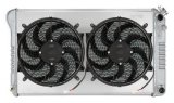 Cold Case Performance Aluminum Radiator Modules GMA546ASK Radiator, Performance, Module, Aluminum, Polished, Crossflow, 2 Row, Dual 14 in. Fans, Kit thumbnail 2