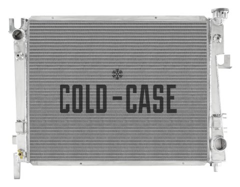 Cold Case Performance Aluminum Radiators for 2002-2006 RAM 1500 - MOT565A Radiator, Performance, Downflow, Aluminum, Polished, 2-row, Transmission Cooler, Dodge, Each