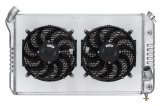 Cold Case Radiators CHV714AK 69-72 Corvette Small Block Aluminum Radiator Dual 12 Inch Fan Kit thumbnail 1