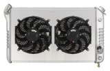 Cold Case Radiators CHV716AK 73-76 Corvette Aluminum Radiator Dual 12 Inch Fan Kit thumbnail 2