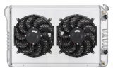 Cold Case Radiators LMP590-5K 82-92 Camaro Firebird LS Swap Radiator With Dual 12 Inch Fan Kit Radiator thumbnail 1