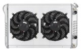Cold Case Radiators LMP590-5K 82-92 Camaro Firebird LS Swap Radiator With Dual 12 Inch Fan Kit Radiator thumbnail 2