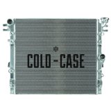 Cold Case Performance Aluminum Radiators for 2007-2017 WRANGLER, 2018 WRANGLER JK - MOJ995 Radiator, Performance, Aluminum, Polished, Crossflow, 2 Row, Jeep, Wrangler, Each thumbnail 2