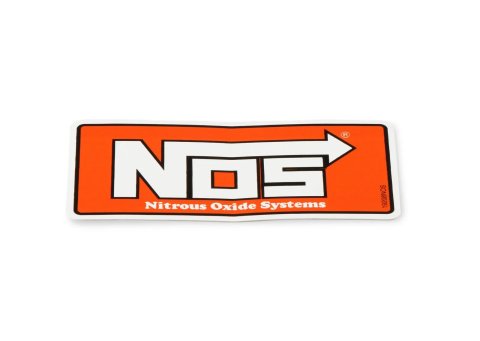 NOS Decals 19208NOS Decal, Logo, 1.375 in. x 2.875 in., Die-Cut, Orange, White, Black, Each thumbnail 2