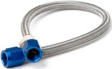 NOS Stainless Steel Braided Hoses 15210NOS Hose, Steel, -4 AN Female End, Blue, -4 AN Female End, Blue, 12 in. Length, Each thumbnail 2