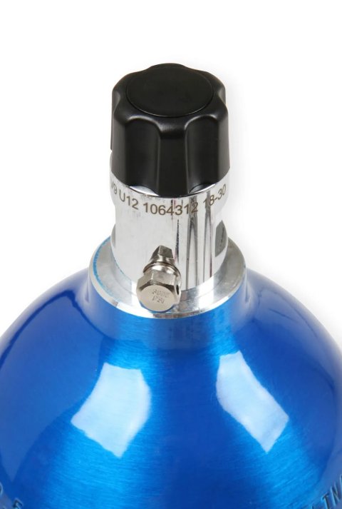 NOS 2 lbs. Nitrous Bottle 14710NOS Bottle, lbs., Aluminum, Blue, Each thumbnail 3