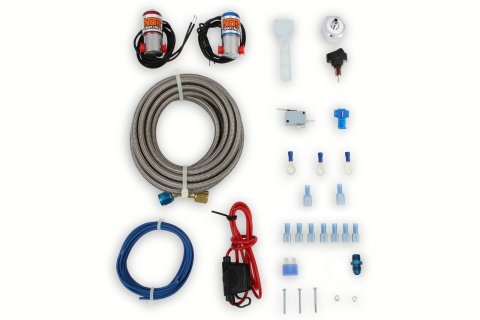 NOS Powershot Nitrous Oxide Systems 05001NOS System, Powershot, Wet, 125 hp, 10 lb. Bottle, Blue, Square Bore, 4-Barrel, Kit thumbnail 4