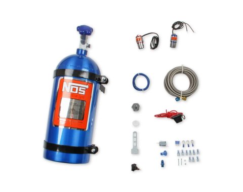NOS Powershot Nitrous Oxide Systems 05000NOS System, Powershot, Wet, 10 lb. Bottle, Blue, Carburetor, Kit thumbnail 2