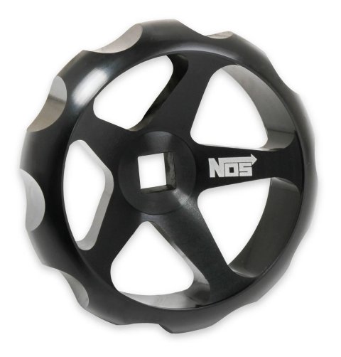 NOS Bottle Valve Replacement Wheels 16147NOS Hand Wheel, Nitrous Valve, Billet Aluminum, Black Anodized, Each thumbnail 3