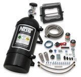NOS Big Shot Nitrous Systems 02102BNOS Oxide System, Shot, Wet, 190-300 hp, 10 lb. Bottle, Black, Dominator 4500, 4-Barrel, Kit thumbnail 1