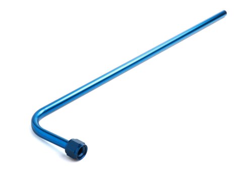 NOS Bottle Valve Blow-Down Tubes 16160NOS Nitrous Oxide Tube, -8 AN, Female Threads, Aluminum, Blue Anodized, Kit thumbnail 2