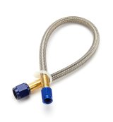 NOS Stainless Steel Braided Hoses 15340NOS Hose, Steel, -4 AN Female End, Blue, -3 AN Female End, Blue, 12 in. Length, Each thumbnail 3