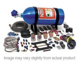 NOS Dual-Stage Big Shot Nitrous Oxide Systems 02401NOS System, Dual Stage Shot, Wet, 175-400 hp, 10 lb. Bottle, Blue, Square Bore, 4-Barrel, Kit thumbnail 2