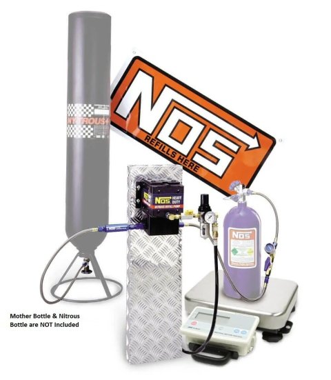 NOS Cryogenic Refill Pump Stations 14254NOS Nitrous Oxide Station, Cryogenic, Hoses, Gauges, Valve, Fittings, Regulator, Scale, Bottle Stand, Kit thumbnail 3