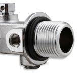 NOS Super Hi-Flo Bottle Valves 16137BNOS Nitrous Oxide Valve, Hi-Flow, With Black Face Gauge, 5-20 lbs., Each thumbnail 1