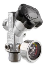 NOS Super Hi-Flo Bottle Valves 16137BNOS Nitrous Oxide Valve, Hi-Flow, With Black Face Gauge, 5-20 lbs., Each thumbnail 4
