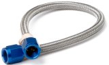 NOS Stainless Steel Braided Hoses 15420NOS Hose, Steel, -6 AN Female End, Blue, -6 AN Female End, Blue, 4 ft. Length, Each thumbnail 2