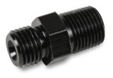 NOS Flare Jet AN to NPT Fittings 17943NOS Fitting, Adapter, NPT, Straight, Aluminum, Black Anodized, -3 AN, 1/8 in. NPT, Each thumbnail 1