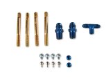 NOS CrossHair Nitrous Oxide Plates 02157NOS Plate, Crosshair, Aluminum, Blue, Dry, Dominator Flange, Kit thumbnail 5