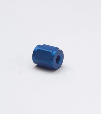NOS Tube Nuts 17540NOS Fitting, Nut, -3 AN, 1/8 in. Tube, Aluminum, Blue, Each