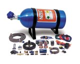 NOS EFI Nitrous Oxide Systems 05115NOS System, Stage I, Dry, 75-150 hp, 10 lb. Bottle, Blue, Ford, 5.0L, Kit thumbnail 2