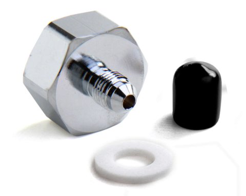 NOS Bottle Nut Adapters 16230NOS Nitrous Nut, Steel, Nickel Plated, 1 in. Female to -6 AN Male, Each thumbnail 2