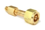 NOS Bottle Nut Adapters 16235NOS Nitrous Nut, Steel, Nickel Plated, 1 in. Female to -6 AN Male, Each thumbnail 2