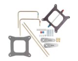 NOS Carburetor and Injector Plate Kits 12500NOS Nitrous Plate, Cheater, Aluminum, Black, Square Flange, 4-Barrel Carburetor, 150, 180, 210, 250 hp, Kit thumbnail 1
