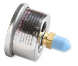 NOS Nitrous Pressure Gauges 15920NOS Gauge, Pressure, 0-1,500 psi, 1 1/2 in., Analog, Mechanical, Blue Face, Each thumbnail 1