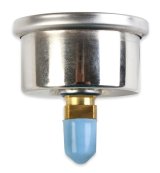 NOS Nitrous Pressure Gauges 15920NOS Gauge, Pressure, 0-1,500 psi, 1 1/2 in., Analog, Mechanical, Blue Face, Each thumbnail 3