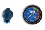 NOS Nitrous Pressure Gauges 15920NOS Gauge, Pressure, 0-1,500 psi, 1 1/2 in., Analog, Mechanical, Blue Face, Each thumbnail 4