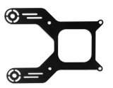 NOS Bottom Mount Solenoid Brackets 16528NOS Mounting Bracket, Nitrous or Fuel Solenoid, 4150 Flange Mount, Dual Solenoid, Aluminum, Black Anodized, Each thumbnail 1