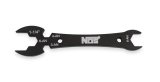 NOS Nitrous Oxide Bottle Nut Wrenches 16132NOS Wrench, For Nuts, Aluminum, Black Anodized, Additional -3 AN, -4 AN, -6 AN and -8 AN Openings, Each thumbnail 1