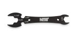 NOS Nitrous Oxide Bottle Nut Wrenches 16132NOS Wrench, For Nuts, Aluminum, Black Anodized, Additional -3 AN, -4 AN, -6 AN and -8 AN Openings, Each thumbnail 2