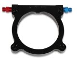 NOS OEM Fuel Injection Plates 13125NOS Nitrous Plate, Plate, Black, 0.500 in. Thick, Ford, 5.0L, Kit thumbnail 2