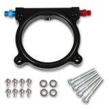 NOS OEM Fuel Injection Plates 13125NOS Nitrous Plate, Plate, Black, 0.500 in. Thick, Ford, 5.0L, Kit thumbnail 3