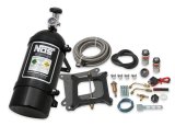NOS Powershot Nitrous Oxide Systems 05001BNOS System, Powershot, Wet, 125 hp, 10 lb. Bottle, Black, Square Bore, 4-Barrel, Kit thumbnail 5