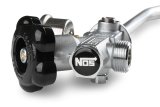 NOS Super Hi-Flo Bottle Valve Assemblies 16137ABNOS Nitrous Valve, 10 lbs. Bottle, Hi-Flow Valve, Siphon Tube, Black Pressure Gauge, Kit thumbnail 1