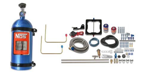 NOS Cheater Nitrous Oxide Systems 02002NOS System, Cheater, Wet, 150-250 hp, 10 lb. Bottle, Blue, Dominator 4500, 4-Barrel, Kit thumbnail 1
