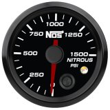 NOS Analog Standalone Gauges 15939NOS Gauge, Nitrous Pressure, 0-1,500 psi, 2 1/16 in., Analog, Electrical, Black Face, Each thumbnail 7
