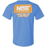 NOS Throttle In A Bottle T-Shirts 19071-MDNOS T-Shirt, Short Sleeve, Blue, Cotton, NOS, Men's Medium, Each thumbnail 1