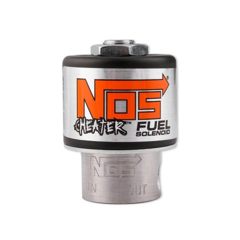 NOS Cheater Fuel Solenoids 18050BNOS Solenoid, Cheater, 400 hp Flow Limit, 2.80 amps, Natural/Black, Each thumbnail 1