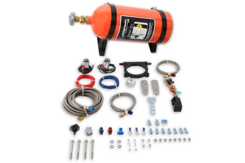 NOS Sniper EFI Wet Nitrous Systems 07166NOS Oxide System, EFI, Wet, 10 lb. Bottle, Orange, Ford, 5.0L, Kit thumbnail 1