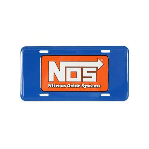 NOS License Plates 36-581 Plates, Steel, Blue/Orange/White, NOS, 12 in. x 6 in., Each thumbnail 1