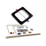 NOS Carburetor and Injector Plate Kits 12600NOS Nitrous Plate, Aluminum, Black, Dominator Carburetor, 150/180/210/250 hp, Kit thumbnail 1