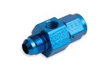 NOS Bottle Gauge Adapters 16103NOS Fitting, Adapter, Gauge, Aluminum, Blue Anodzed, Swivel-Type, -4 AN Male to -4 AN Female, 1/8 in. NPT Port, Each thumbnail 3