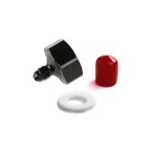 NOS Bottle Nut Adapters 16221NOS Nitrous Nut, Aluminum, Black Anodized, 1 in. Female to -4 AN Male, Each thumbnail 2