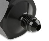 NOS Bottle Nut Adapters 16221NOS Nitrous Nut, Aluminum, Black Anodized, 1 in. Female to -4 AN Male, Each thumbnail 3