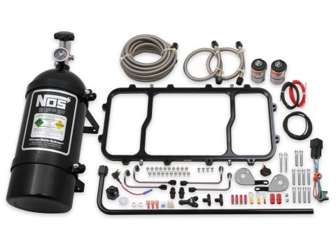 NOS LS Hi Ram Intake Dry Nitrous Systems 05500BNOS Oxide Systems, Systems, Direct Port/Intake Manifold Delivery, TPS, Black 10 lbs. Bottle, Fuel Injection, Kit thumbnail 8