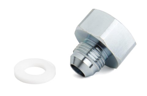 NOS Bottle Nut Adapters 16232NOS Nitrous Nut, Aluminum, Blue Anodized, 1 in. Female to -8 AN Male, Each thumbnail 1